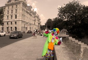 clown, Paris